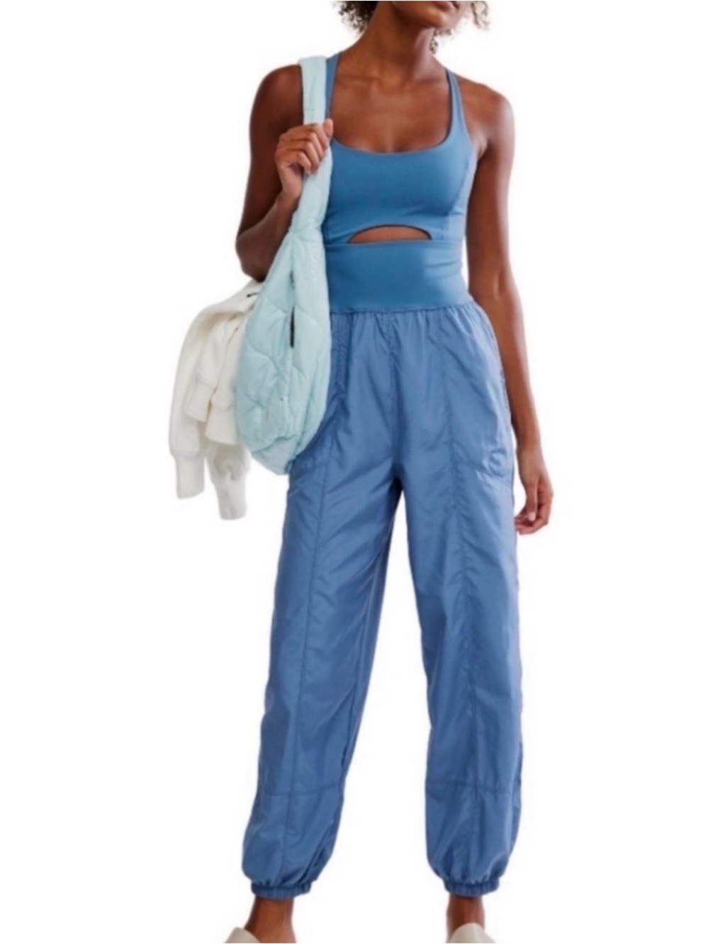 Free People Righteous FP Movement One Piece Runsie Jumpsuit Size XS (4) NEW $148